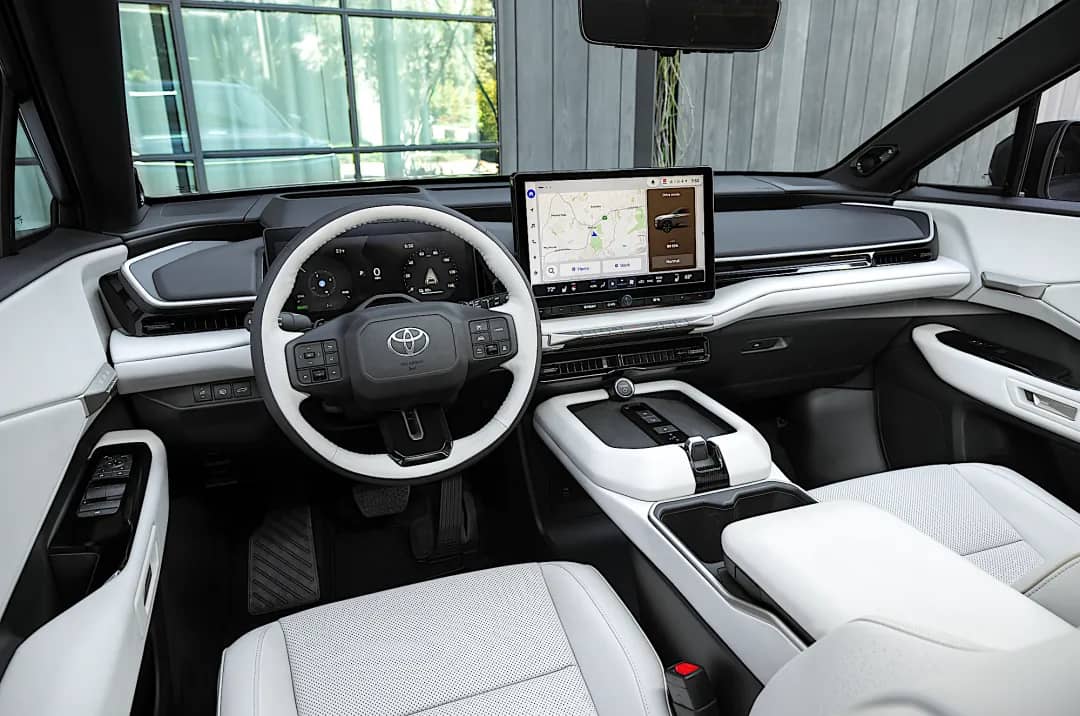 2027 Toyota Highlander — dashboard and front cabin
